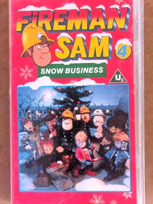 Fireman Sam 4 Snow Business VHS Σαν καινούργιο