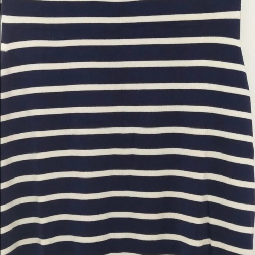 Zara sleeveless sweater new, soft, size L 40 12, white and blue