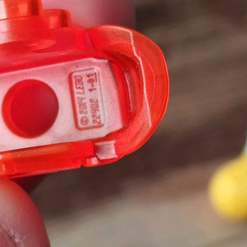 Lego Minifigure Nexo Knights nex068 Aaron used, trans neon orange armor