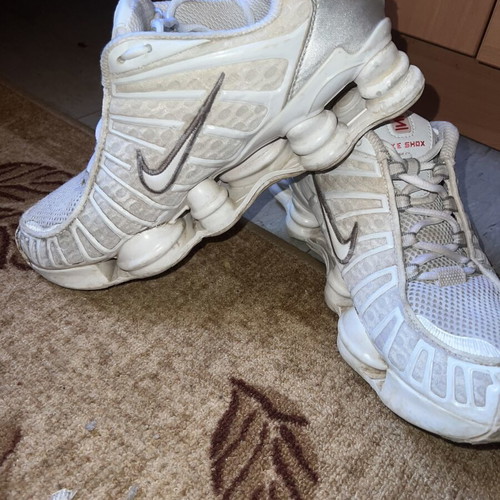 Nike TL Shox sneakers, size 43, white