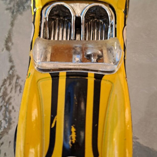 Hot Wheels Ferrari 250 Testa Rossa μεταλλικό αυτοκινητάκι, κίτρινο αγωνιστικό