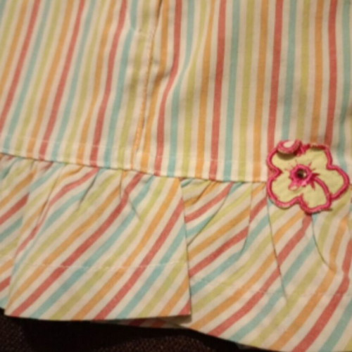 Striped summer skirt for girl Ersox's like new, 12 months, 100% cotton