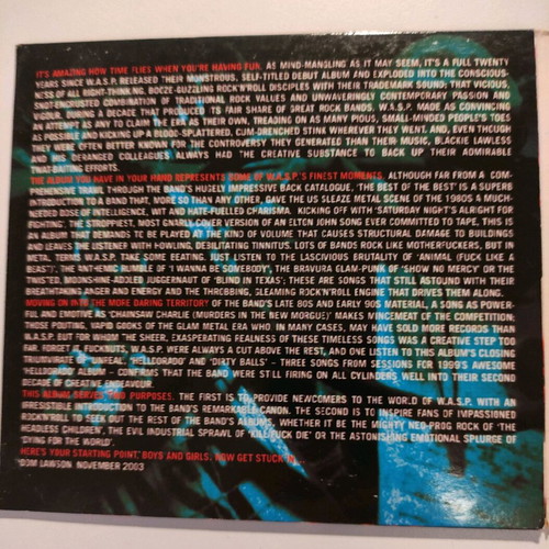 W.A.S.P. The Best Of The Best CD used, metal