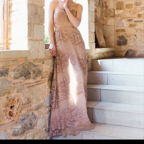 Le Vertige long dress like new, beige, size M