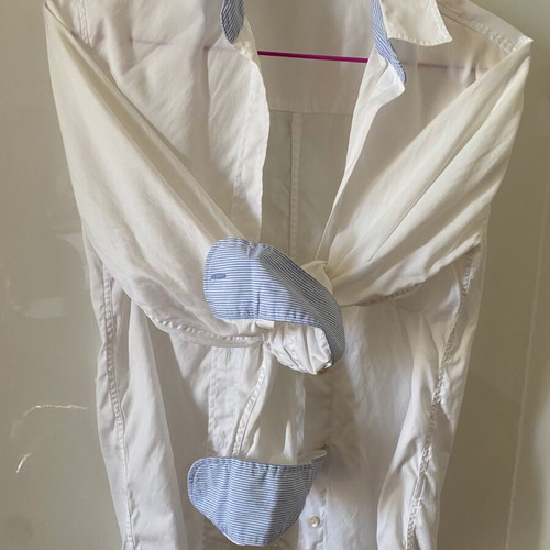 Massimo Dutti white cotton shirt like new, size 38