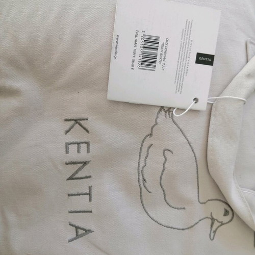Kentia anatomical down pillow new, set of 2 pieces 50x70