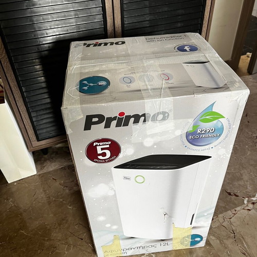 Primo PRDH-45003i dehumidifier with compressor and ionizer 12lt like new