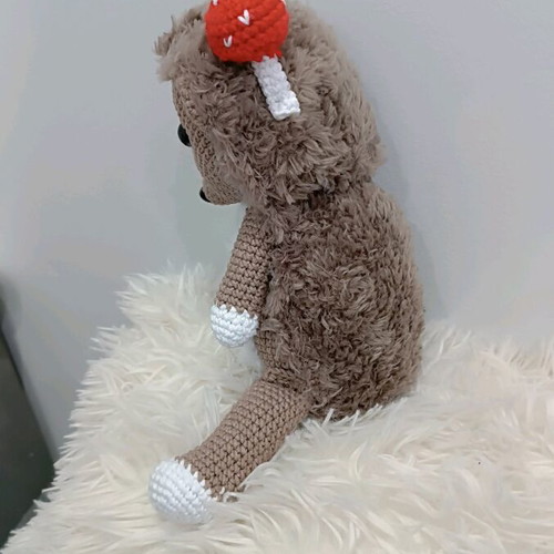 Handmade crocheted hedgehog custom made