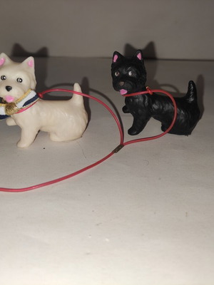Bubi bo El Greco two dogs with leash new