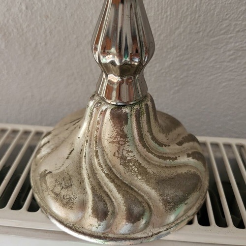 Quist W.-Germany vintage silver-plated three-arm candlestick