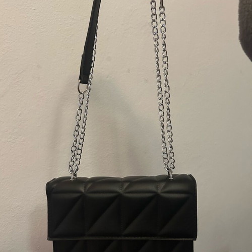 Zara black crossbody bag like new