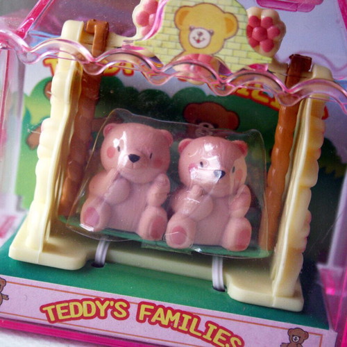 Teddy's Families bear figures set new, pack of 3