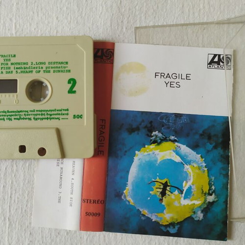 Yes Fragile cassette used, 70s UK prog rock