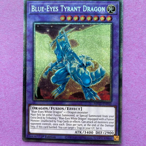 Blue-Eyes Tyrant Dragon Yu-Gi-Oh! Card like new