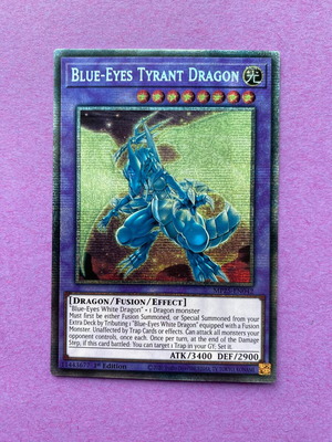 Blue-Eyes Tyrant Dragon Yu-Gi-Oh! Card like new