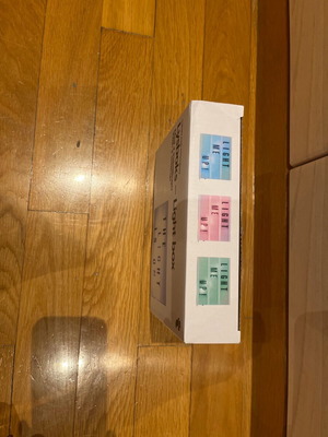 Light box used with customizable words