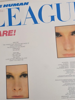 Dare vinyl The Human League used, pop