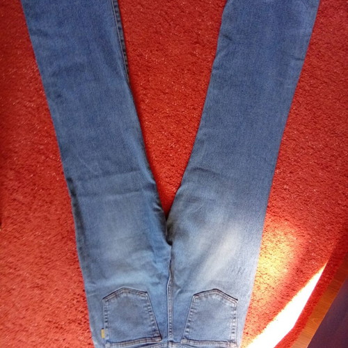 Vintage Gloria Vanderbilt women's jeans size 12 high waisted used, blue