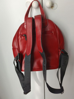 David Jones backpack red like new