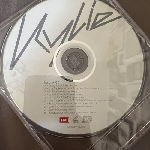 Kylie Minogue Fever 2 CD limited edition used with video CD