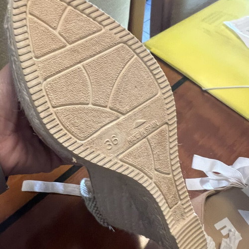 Manebi espadrilles pink size 36 new
