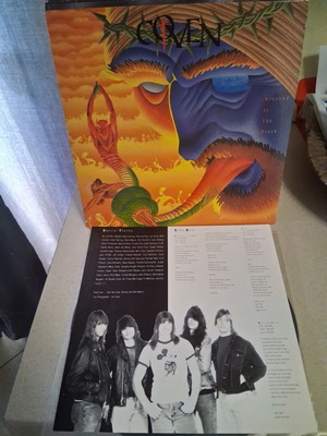 Coven Blessed Is The Black vinyl record, metal
