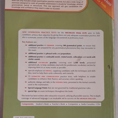 Michigan ECPE Final Teacher's Edition, 12 Practice Tests