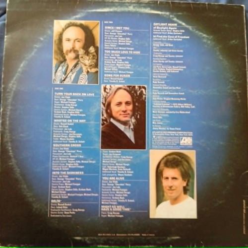 Crosby Stills and Nash Daylight Again LP album used, rock