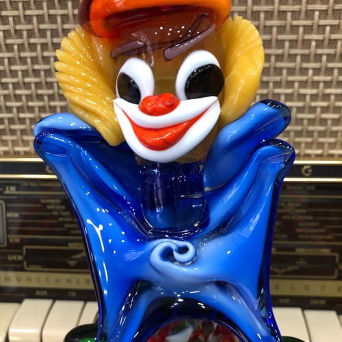 Murano clown used, 1970s, height 30.5 cm
