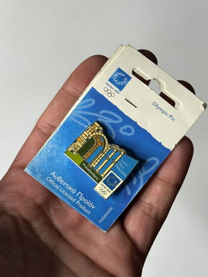 Athens 2004 Olympic Pin Syros Palaioura Gate official licensed product like new