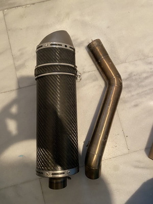 Akrapovic Exhaust Φ50 used with pipe for GSXR K7 750