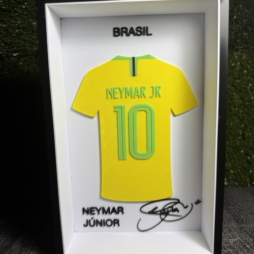 3D Printed Διακοσμητικό Κάδρο Neymar Βραζιλία Κατόπιν Παραγγελίας