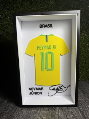 3D Printed Διακοσμητικό Κάδρο Neymar Βραζιλία Κατόπιν Παραγγελίας