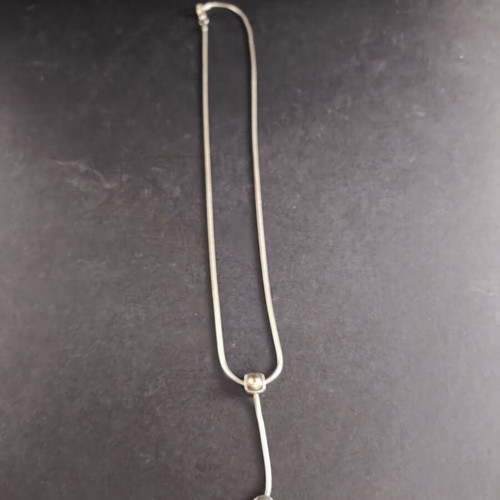 Silver gold 750/925 necklace