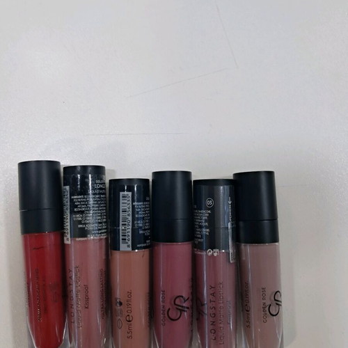 Υγρά κραγιόν Golden Rose Long Stay matt 6 τεμάχια + 2 δώρο καινούργια
