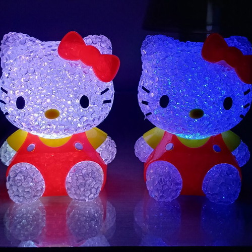 Hello Kitty night lights with batteries, set of 2