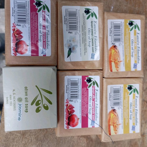 Olive oil scented soaps pack of 6, new