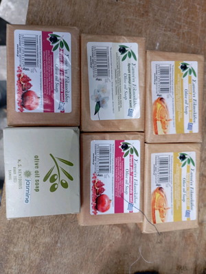 Olive oil scented soaps pack of 6, new
