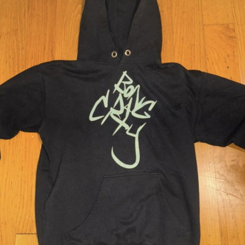 BongDaCity black hoodie used, size S