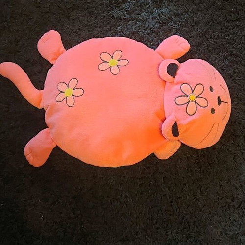 Plush pink cat used