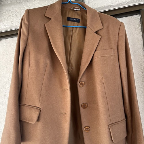 Persona by Marina Rinaldi women's cashmere coat used, brown