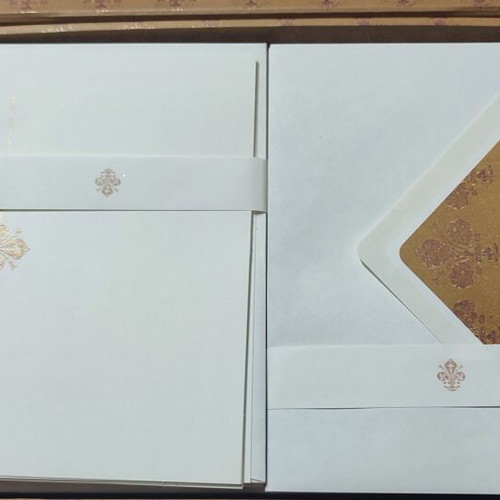 Vintage Italian Rinascimento Letter Box with Drawer