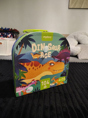 Mideer Dinosaur children's puzzle 104 pieces like new