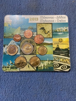 Official Mykonos Delos Coin Set 2013 new