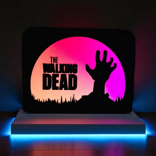 Lightbox The Walking Dead 3D printed illuminated new