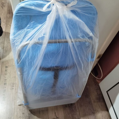 Bertoni Baby Bouncer used, blue