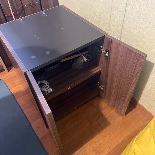 Gaming study desk with LED lighting like new, modern design