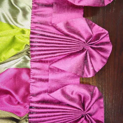Curtain exhibition new with special stitching and colors