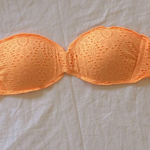 Calzedonia women's swim top orange size small like new