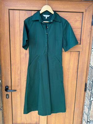 &OtherStories dress green like new with pockets, cotton